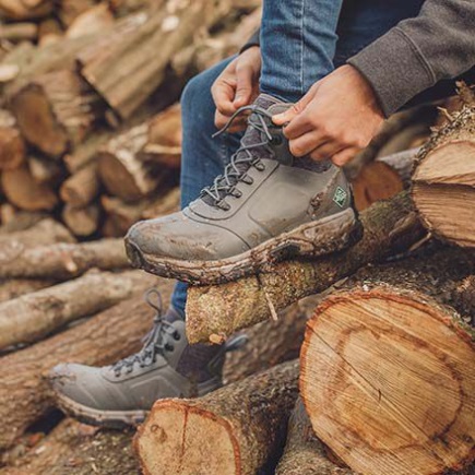 MUCKBOOT Men's Apex Lace Up grey