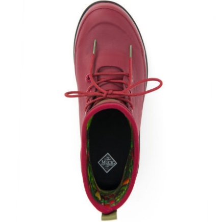 MUCKBOOT Women's Muck Originals Lace Up Boot red